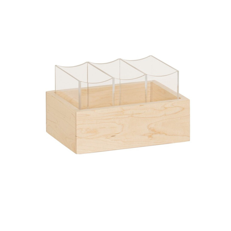 Porte-couverts 3 sections - blond