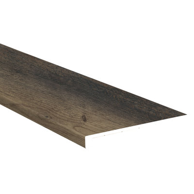1.25 in. T x 47.25 in. L x 12.01 in. W Luxury Vinyl Flooring Trim Eased Edge Stair Tread