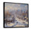 Blanc et gris Calgary Winter Morning II - Canada Wall Art Living Room