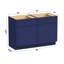 Base de meuble-lavabo double 48 po seulement-106891046