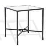 Tauri Forged Metal Square Accent Table