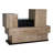 Commode 8 tiroirs en bois massif l 65 po