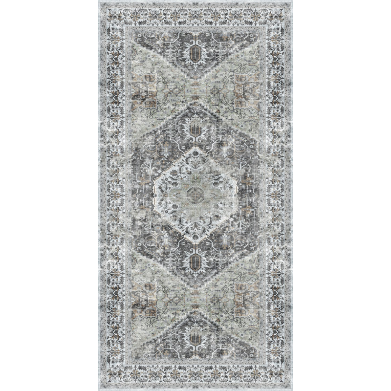 David  Gray Easy to Clean Vinyl Mat, Runner 2'6" x 6'5"