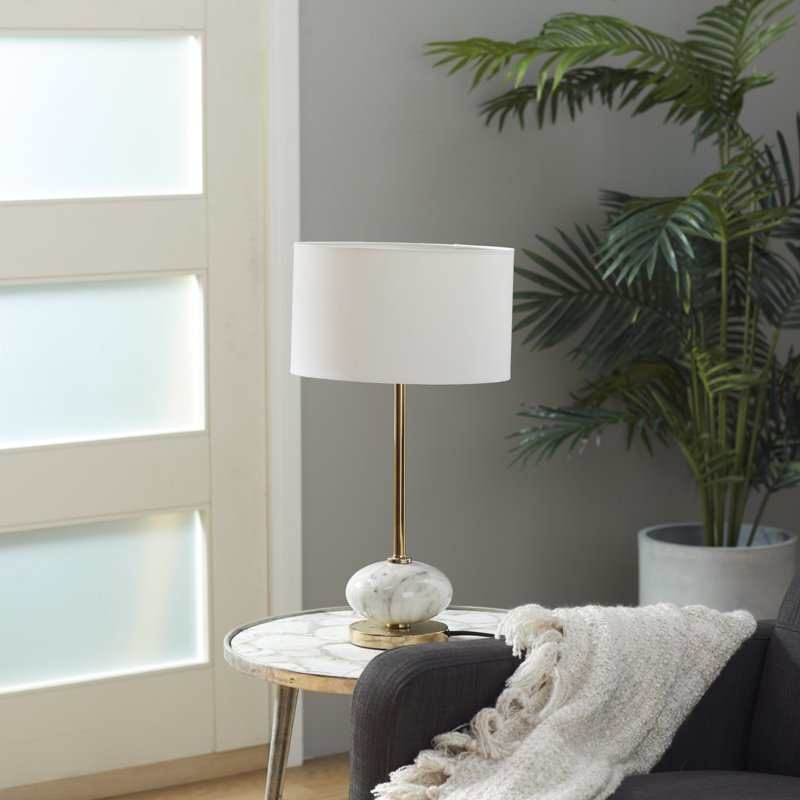 Lampe de table 22 po, blanc