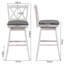 Dutil Swivel Counter Stool with Solid Wood Frame-1032228567-1032228566