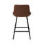 Tabouret de comptoir en faux cuir Macaire-392419285-392419287-351856398