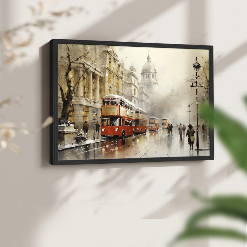 Chirstmas Art-CCCXLVI -Framed Print - Restickable, H 8 po x l 10 po, Noir, noir, noir, noir