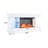 Wall Mounted Led Electric Fireplace With Floating Mantel,Remote Control Adjustable Heat-164550679