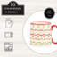 Guirlande de 10 tasses Strawberry Street Bella