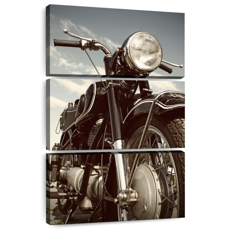 Mehar German Motorcycle, 38" H x 24" W