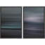 "Abstract Ocean Landscape", ensemble de 2 reproductions d'art encadrées sur toile-118759732-118759730
