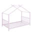 Lit plateforme simple en métal en forme de maison-114346459