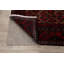 Tapis décoratif en laine de conception unique noué à la main rouge foncé de conception unique 3 pi 7 po x 6 pi 6 po Beeck