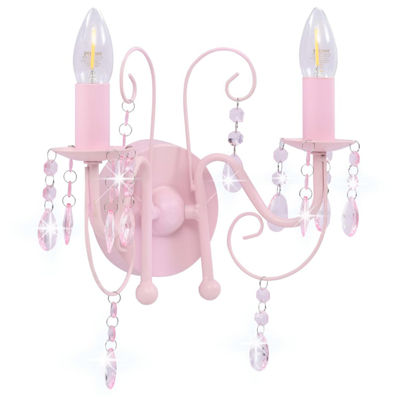Adairsville LED Wall Lamp, Pink