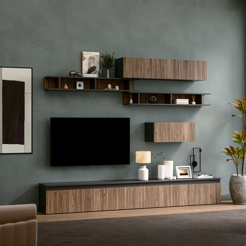 Madrid Entertainment Centre, Brown/Black