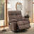 Dual OKIN Motor Power Lift Recliner Chair  For Elderly Infinite Position Lay Flat 180° Recliner With Heat Massage-1708016143