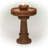 Polk Outdoor Weather Resistant Floor Fountain with Light