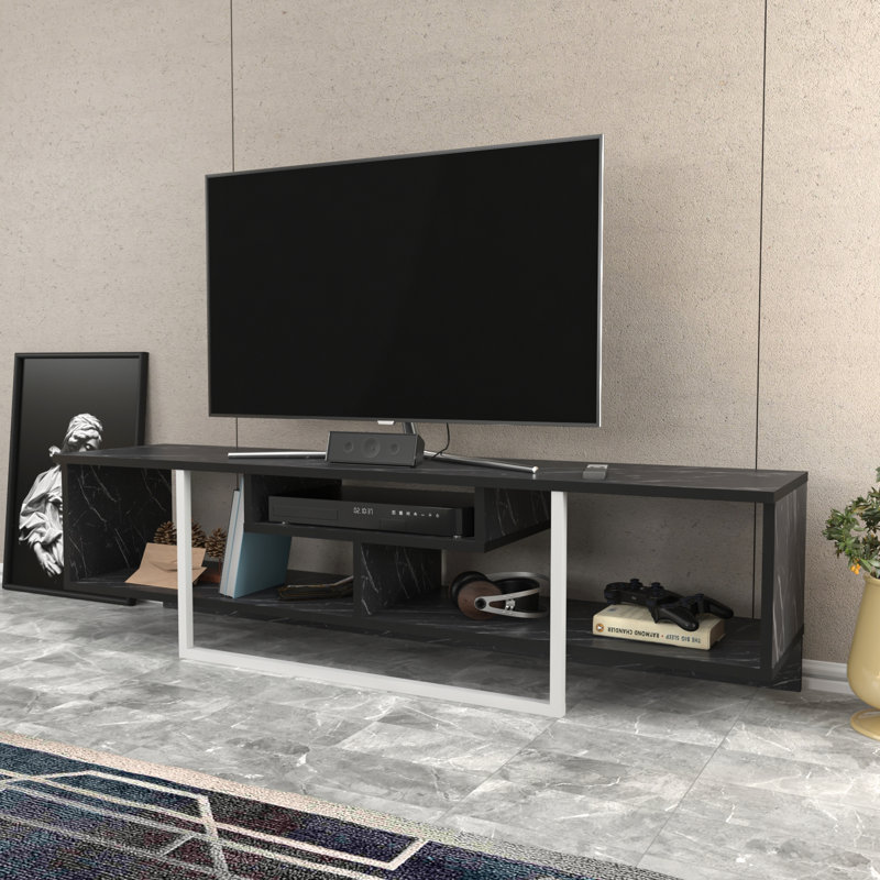 Belora TV Stand for TVs up to 65", Bendire/White