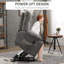 Munsell Power Lift Chair Recliner for Elderly Velvet Wide Seat-372296704