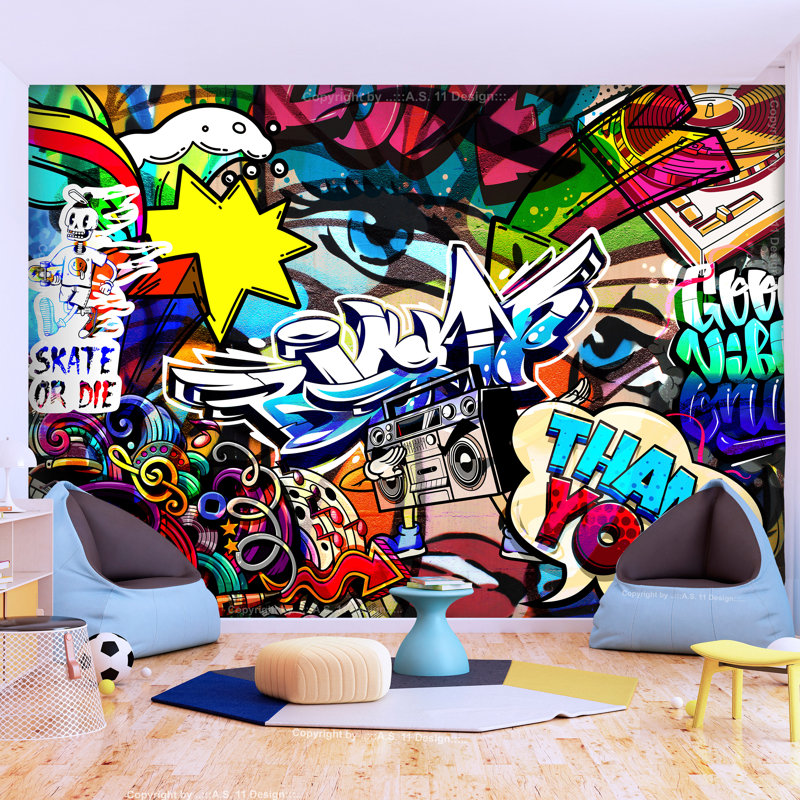 Joden Peel & Stick Wall Mural, 82" L x 115" W