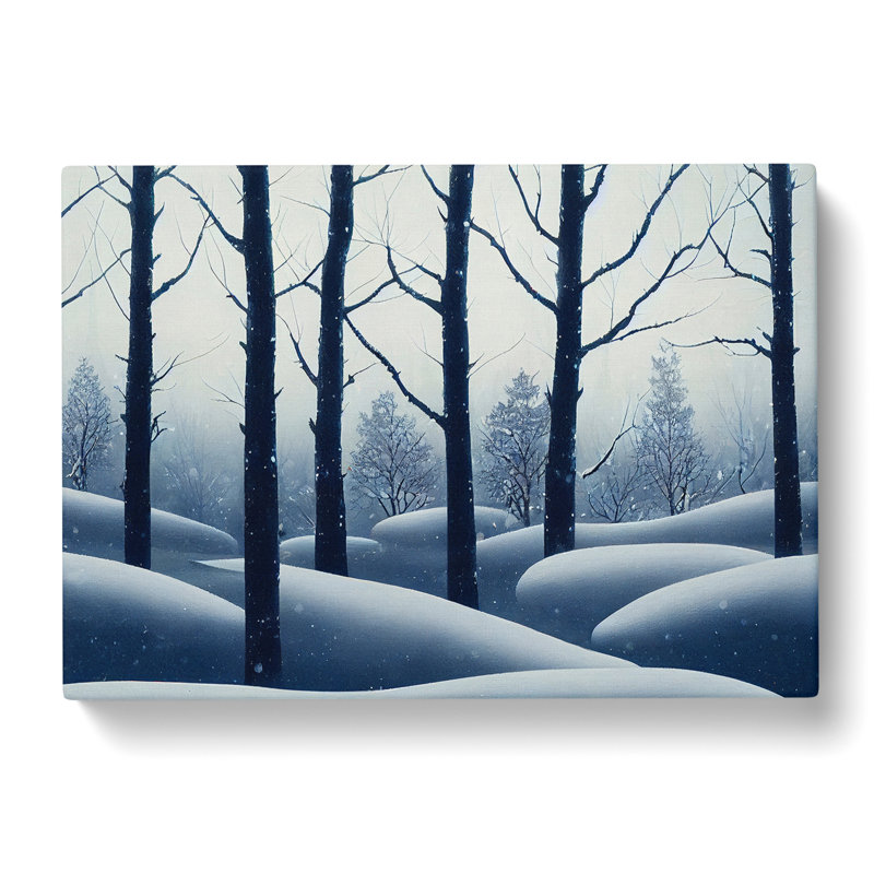 Extravagant Winter Forest - Wrapped Canvas, 50cm H x 76cm W x 3cm D