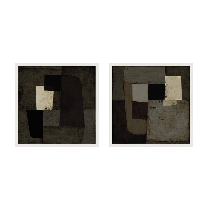 Night Shift 1 & 2, Set of 2 by Marco Marella for Studio M - Framed Wall Art