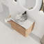Meuble-lavabo mural avec lavabo et porte à fermeture en douceur-1598522208