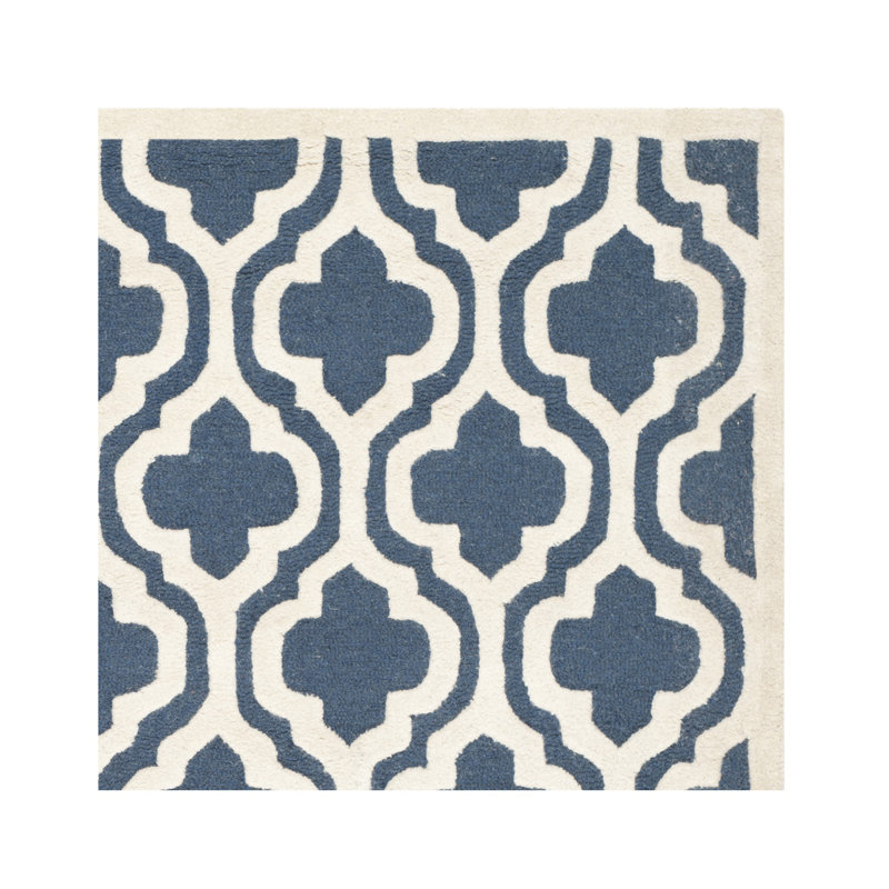 Tapis en laine touffeté à la main Clapham, Carré de 6 pi