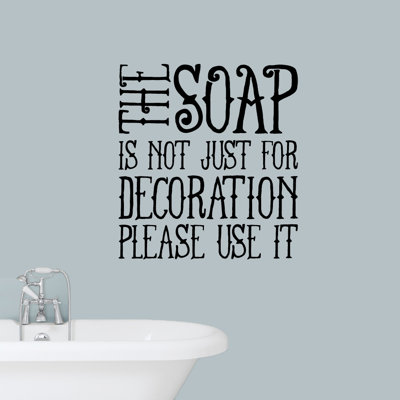 Text & Numbers Non-Wall Damaging Wall Decal
