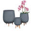 Honeycomb Style Egg Planter with Feet-57886037-57886062