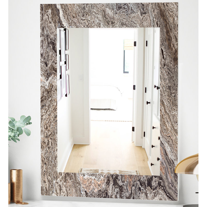 Miroir de salle de bain/meuble-lavabo travertin tile, H 39,4 po x l 29,5 po