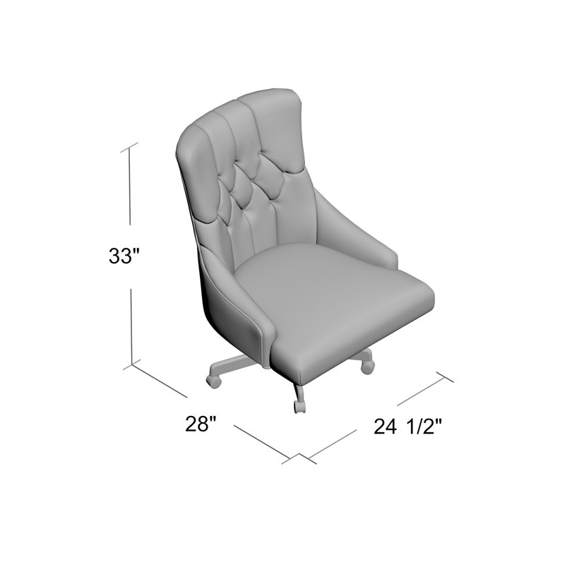 Clancy Executive Chair, 9953 Midnight, Hazelnut