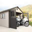 Lifetime 11 Ft. x 21 Ft. High-Density Polyethylene (Plastic) Outdoor Storage Shed with Steel-Reinforced Construction