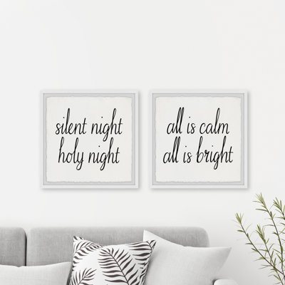 Chappell Chappell Cosy Christmas Night - 2 Piece Single Picture Frame Print