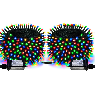 Guirlande lumineuse de Noël multicolore 105 pi