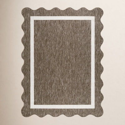 Skiles Charcoal Outdoor Rug