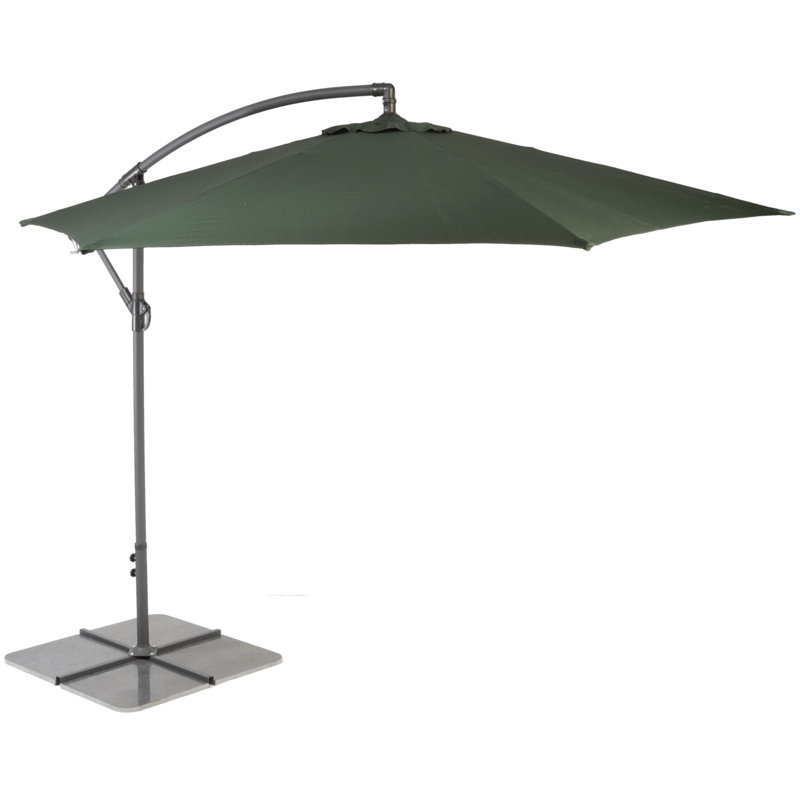 Amiya 300cm Cantilever Parasol, Green