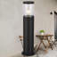 Aylish Black Metal Bollard Light