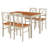 Space-saving Solid Wood Dining Table Sets For Small Spaces