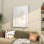 «Minimalist Mid Century Modern Abstract - Floater Frame», impression sur toile