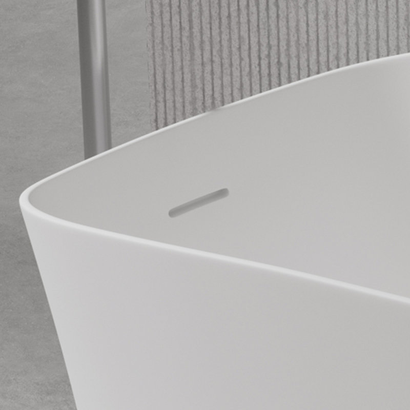 solid surface soaking bathtub