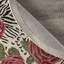 Tapis rond rouge / noir / beige en coton touffeté à la main Hogge-1768826681