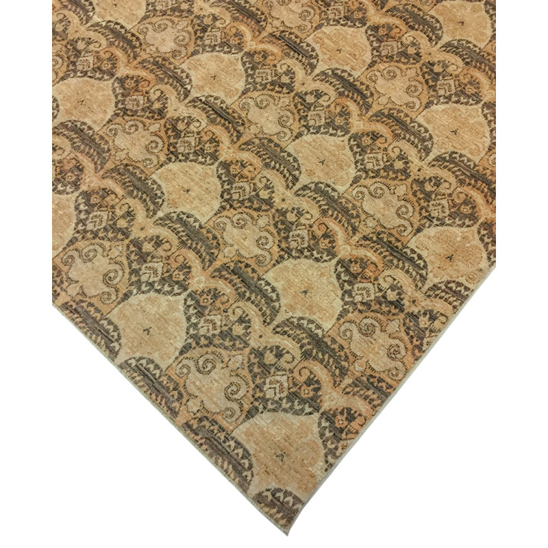 Acree One-of-a-Kind 9'7" X 13' Wool Area Rug in Brown