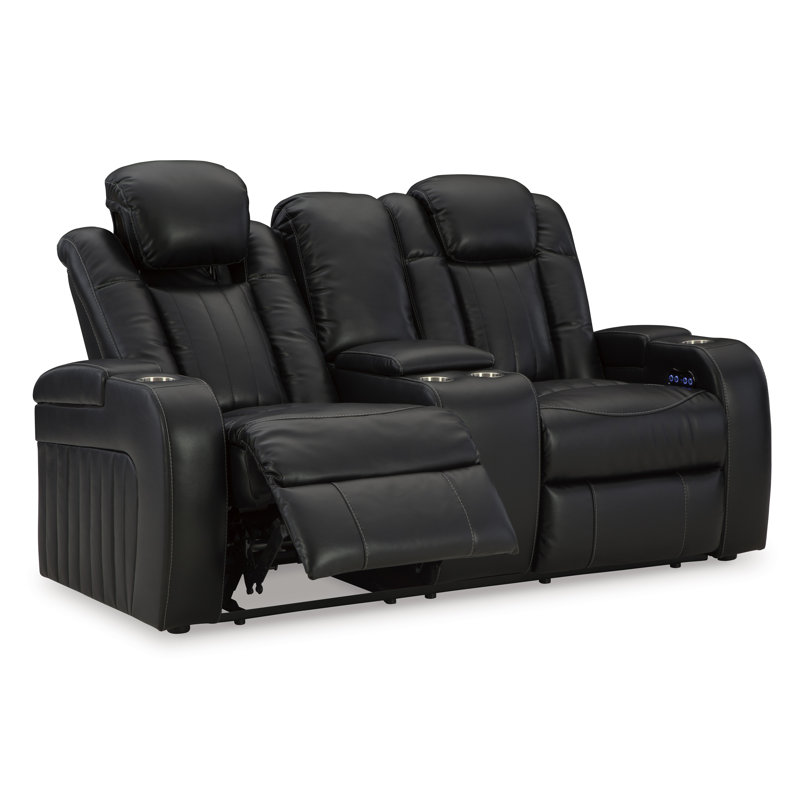 Gwenny 75'' Faux Leather Power Reclining Loveseat