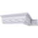 Échantillon - Moulure couronnée Endurathane Valeriano, H 2 1/8 po x P 1 5/8 po x F 2 5/8 po x L 12 po, apprêtée