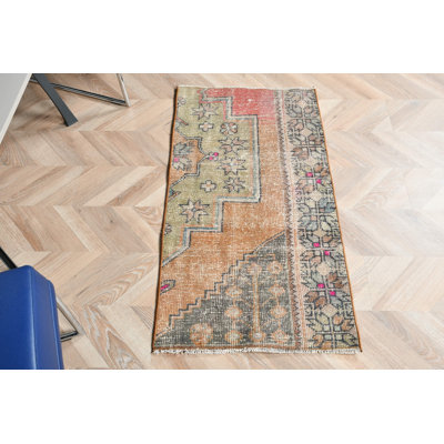 Vintage Turkish Rug With Colorful Geometric Pattern For Bohemian Home Decor In Vibrant Multicolor Design Suitable For Enhancing The Aesthetics Of Various Spaces
