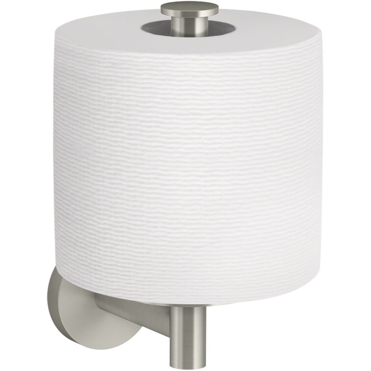 KOHLER 27293-Cp Elate Vertical Toilet Paper Holder, Polished Chrome