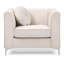 Fauteuil en velours large de 39 po Ballentine-31548260