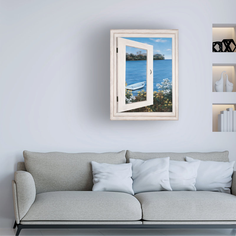 Bay Bay Vista I par Diane Romanello - peinture sur toile tendue, H 47 po x l 35 po x P 2 po