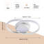 Aymar 2-Light 40cm Led Flush Mount Ceiling Light-1120537491-1120537489